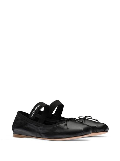 LEATHER BALLET FLATS