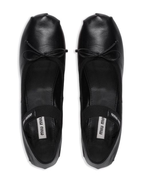 LEATHER BALLET FLATS