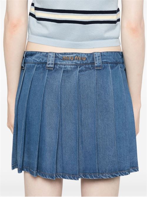 DENIM MINI SKIRT