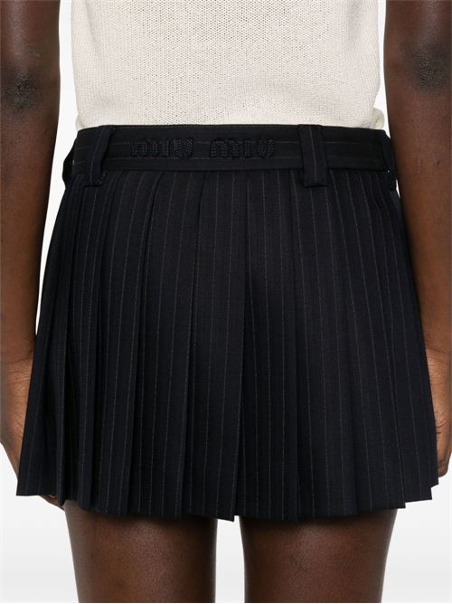 WOOL MINI SKIRT