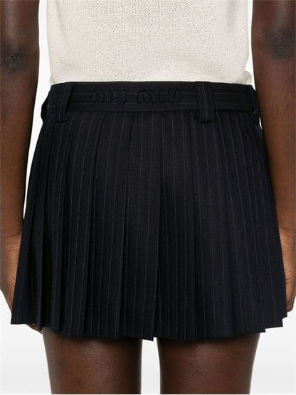 WOOL MINI SKIRT
