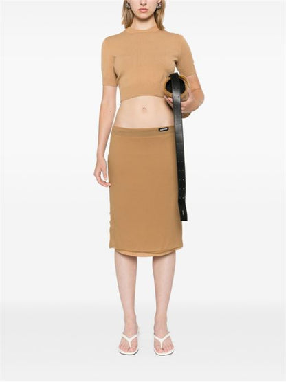 CHIFFON MIDI SKIRT