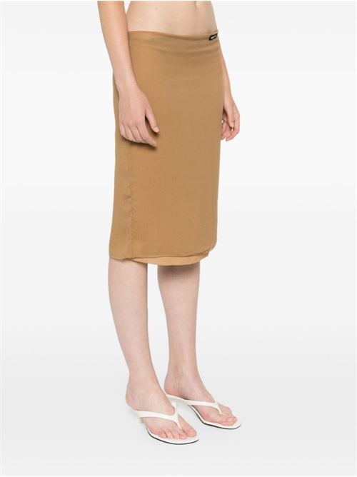 CHIFFON MIDI SKIRT
