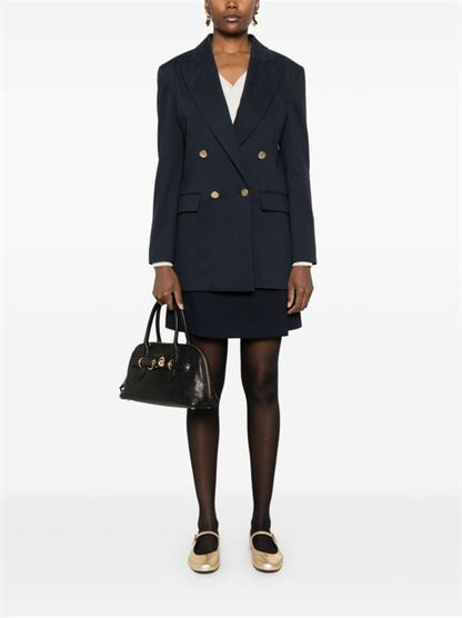 CREW COTTON BLEND BLAZER JACKET