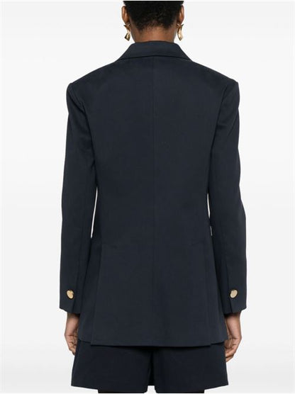 CREW COTTON BLEND BLAZER JACKET