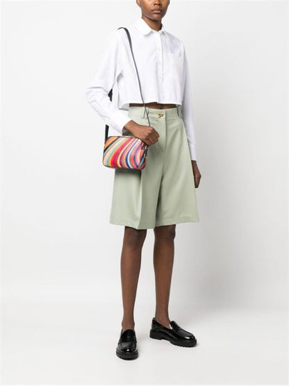 SWIRL LEATHER CROSSBODY BAG