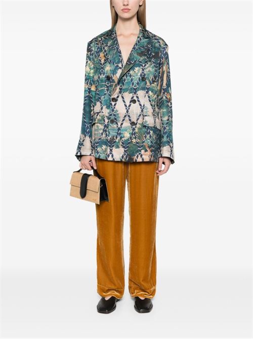 PRINTED SILK JACKET