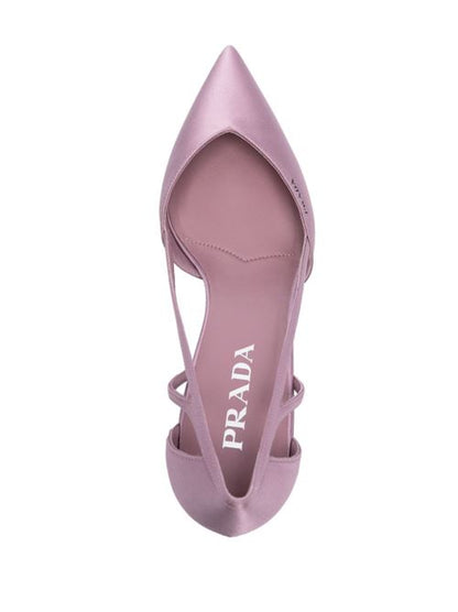 SATIN CUT-OUT PUMPS