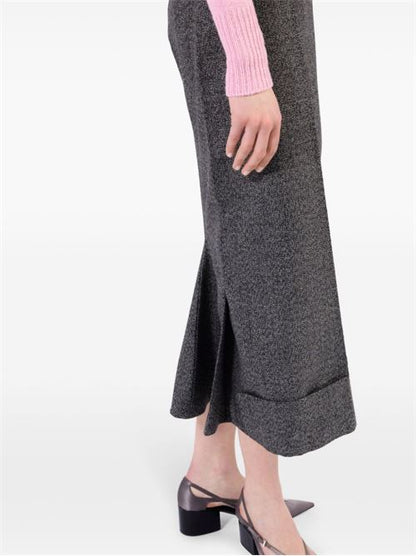 WOOL LONG SKIRT