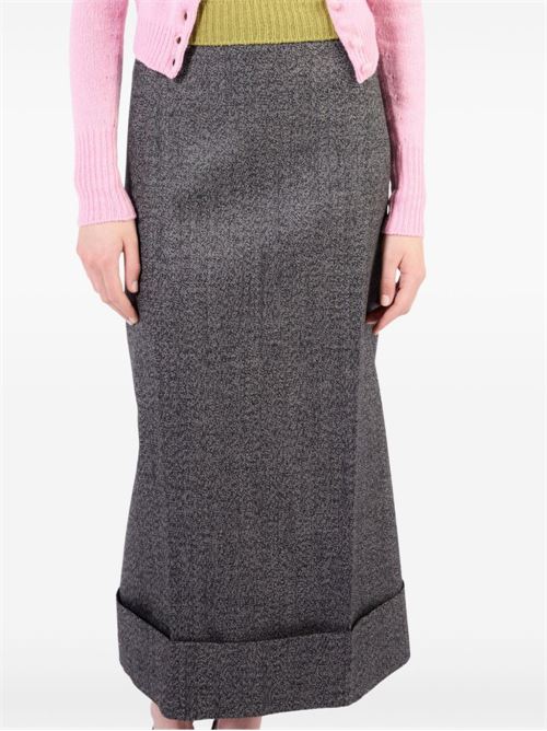 WOOL LONG SKIRT