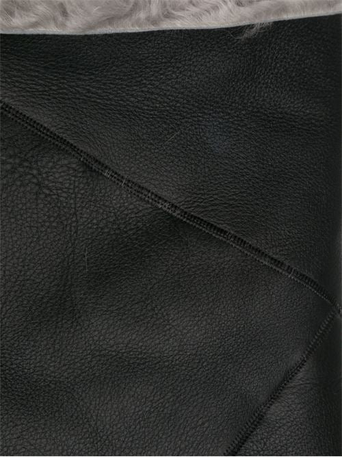 LEAHTER SHEARLING CAPE
