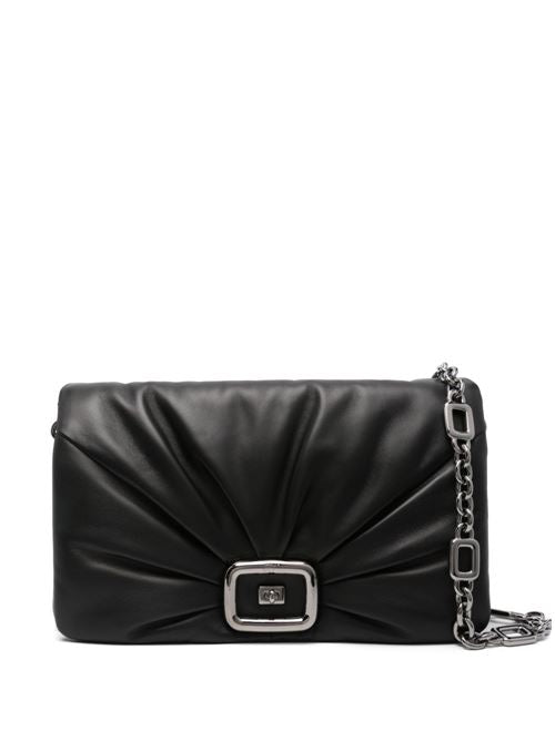 VIV' CHOC LEATHER CLUTCH