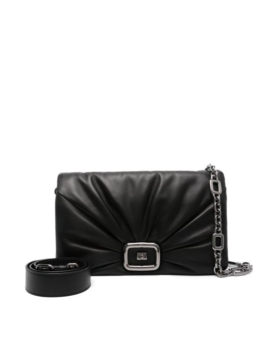 VIV' CHOC LEATHER CLUTCH