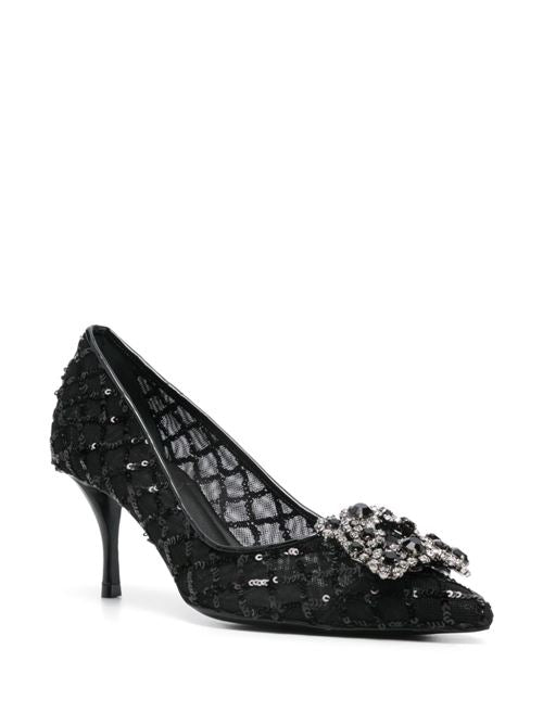 FLOWER STRASS PUMPS