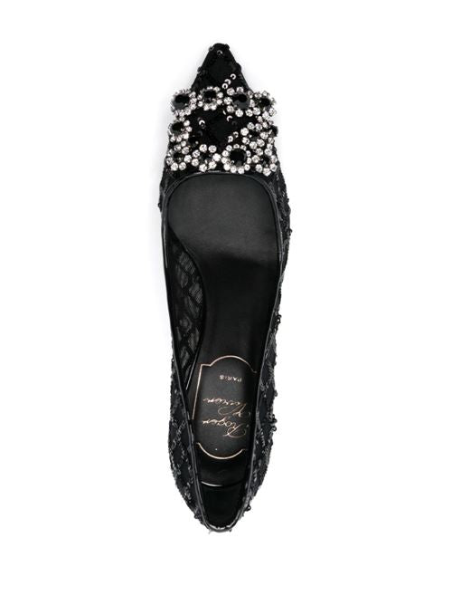 FLOWER STRASS PUMPS