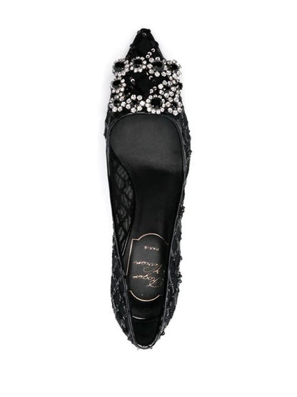 FLOWER STRASS PUMPS