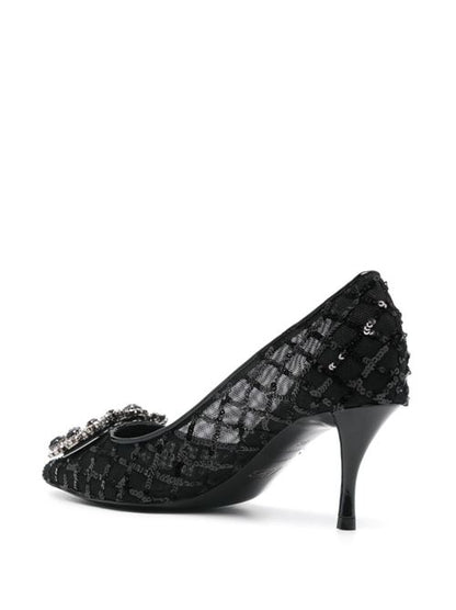 FLOWER STRASS PUMPS