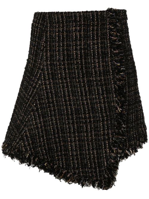 TWEED WOOL MINI SKIRT