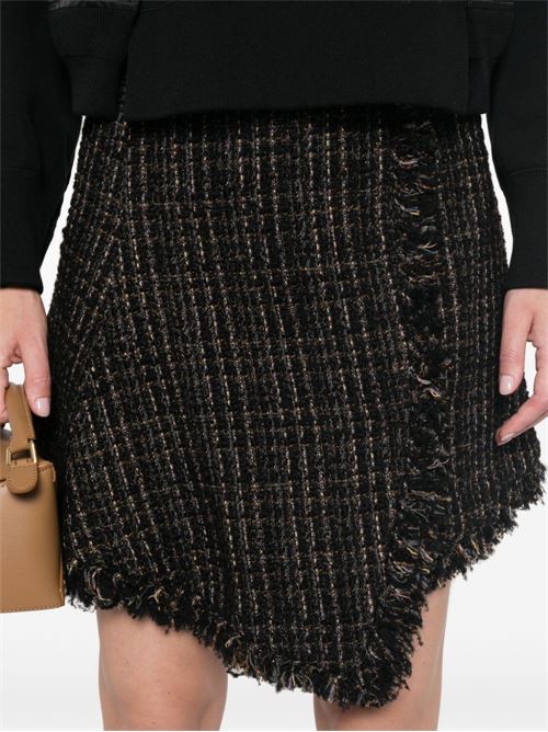 TWEED WOOL MINI SKIRT