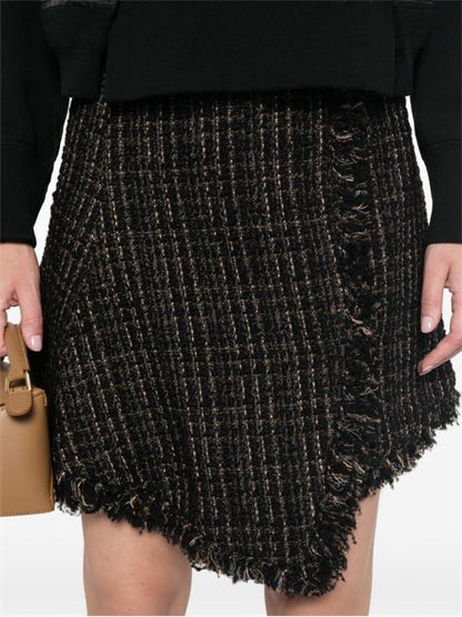 TWEED WOOL MINI SKIRT
