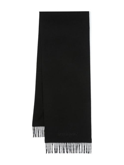 CASHMERE FRINGED SCARF