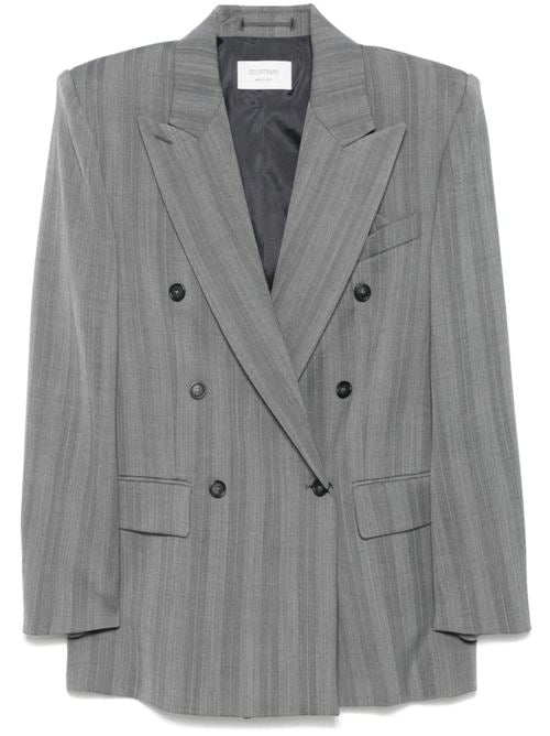 WOOL DOUBLE-BREASTED JACKET