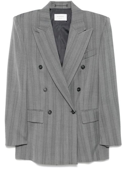 WOOL DOUBLE-BREASTED JACKET
