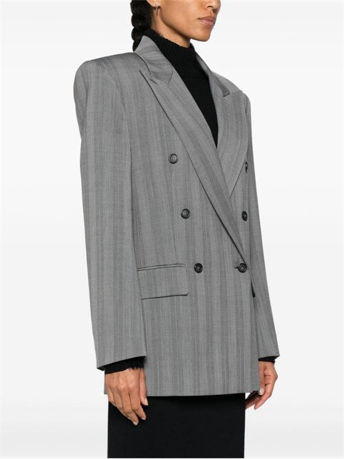 WOOL DOUBLE-BREASTED JACKET