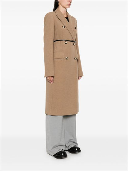 WOOL DOUBLE-BREASTED COAT