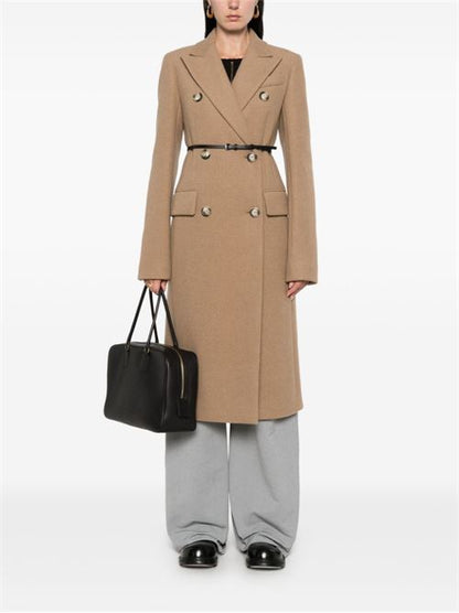 WOOL DOUBLE-BREASTED COAT