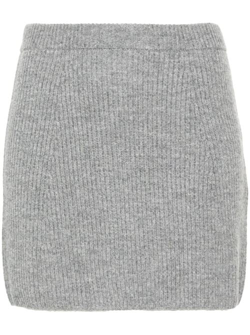 WOOL KNITTED SKIRT