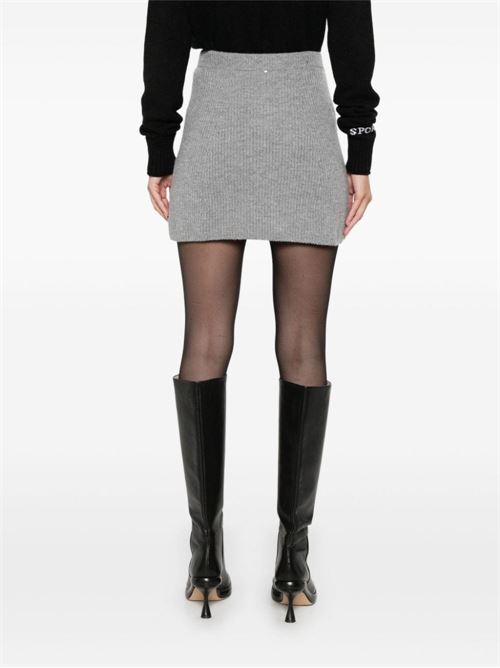 WOOL KNITTED SKIRT