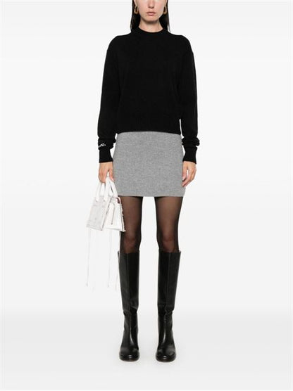 WOOL KNITTED SKIRT