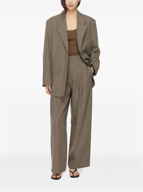 WOOL SINGLE-BREASTED BLAZER JACKET