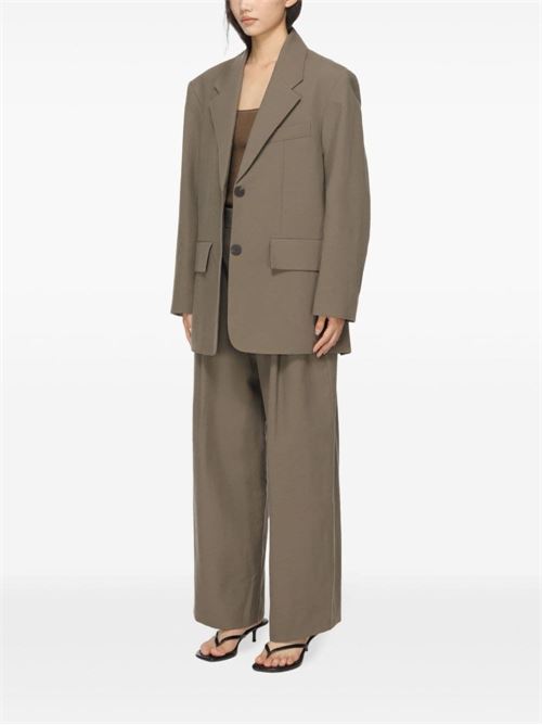 WOOL SINGLE-BREASTED BLAZER JACKET