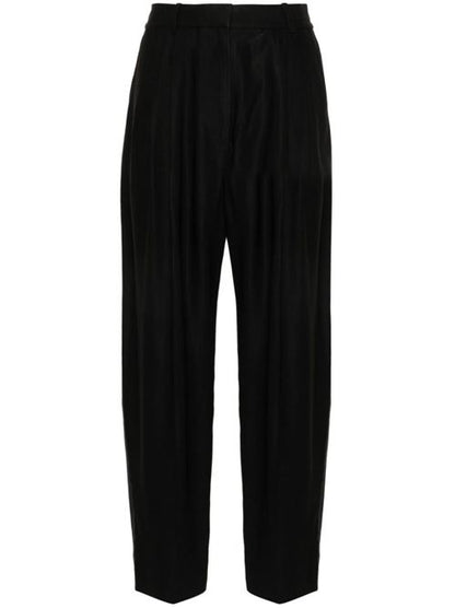 WOOL WIDE LEG TROUSERS