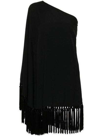 PICCOLO ARNO FRINGED SHORT DRESS
