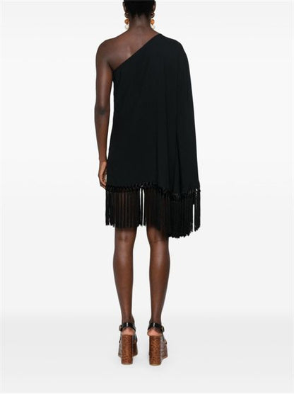 PICCOLO ARNO FRINGED SHORT DRESS