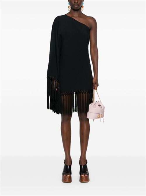 PICCOLO ARNO FRINGED SHORT DRESS