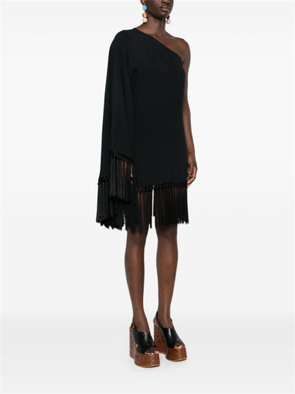 PICCOLO ARNO FRINGED SHORT DRESS