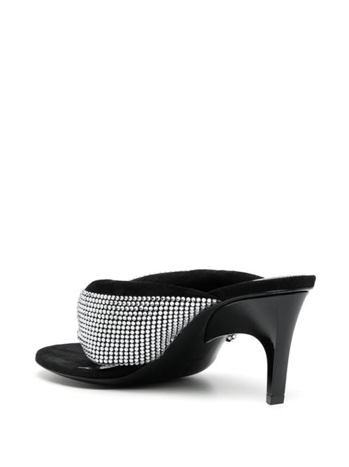 STRASS EMBELLISHED THONG SANDALS