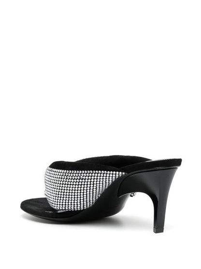 STRASS EMBELLISHED THONG SANDALS