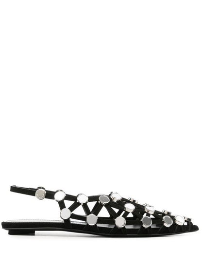 GRID SLINGBACK BALLETS