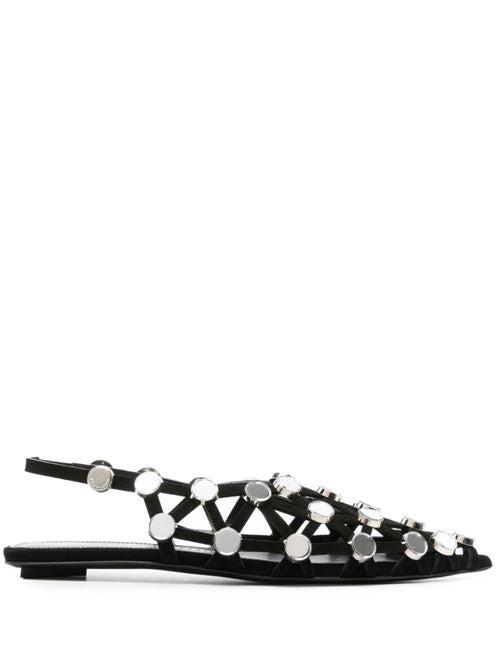 GRID SLINGBACK BALLETS