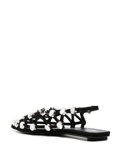 GRID SLINGBACK BALLETS