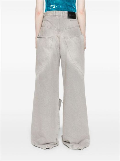 WIDE-LEG DENIM COTTON JEANS