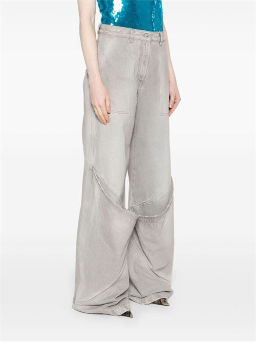 WIDE-LEG DENIM COTTON JEANS