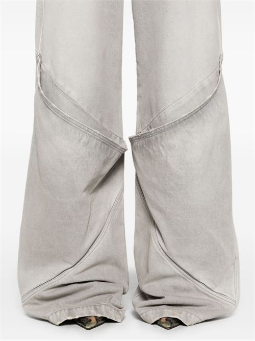 WIDE-LEG DENIM COTTON JEANS