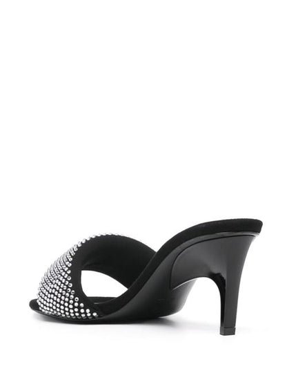 REM STRASS EMBELLISHED MULES