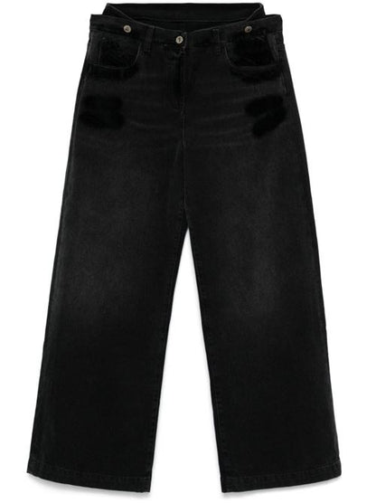 WIDE-LEG DENIM JEANS